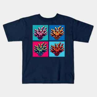 Pop Sponge Art - Trendy Marine Life Kids T-Shirt